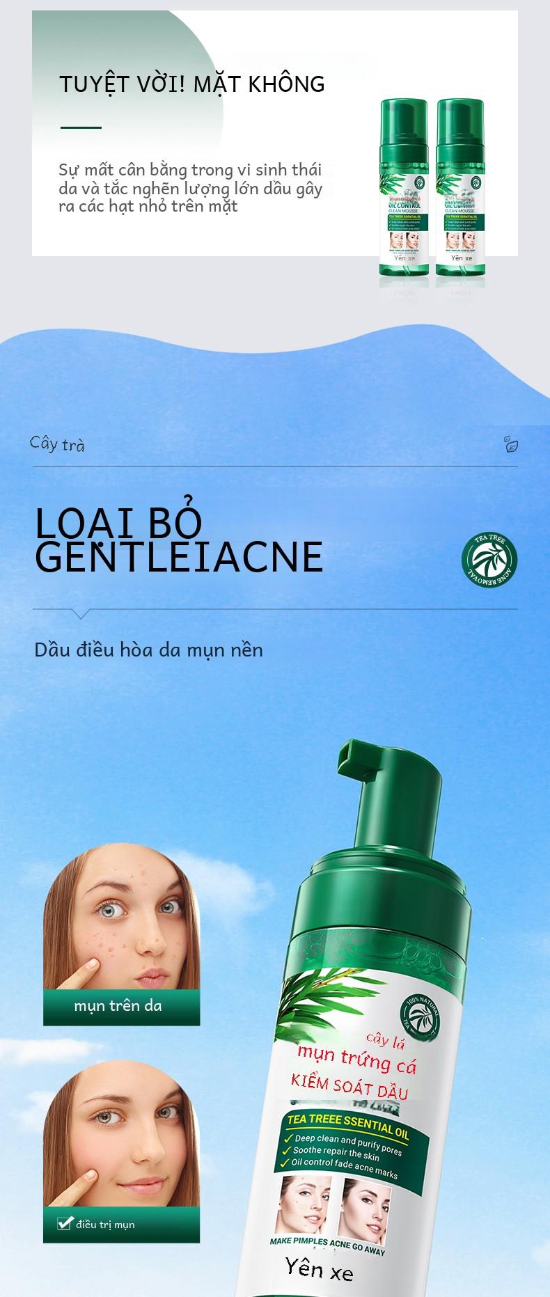 Product Introduction of Bộ Chăm Sóc Da Cây Trà, SADOER, 5 Món, Làm Sạch, Dưỡng Ẩm, Dưỡng Ẩm Skincare Làm Đẹp Da Serum Cho Bé sữa _ 3