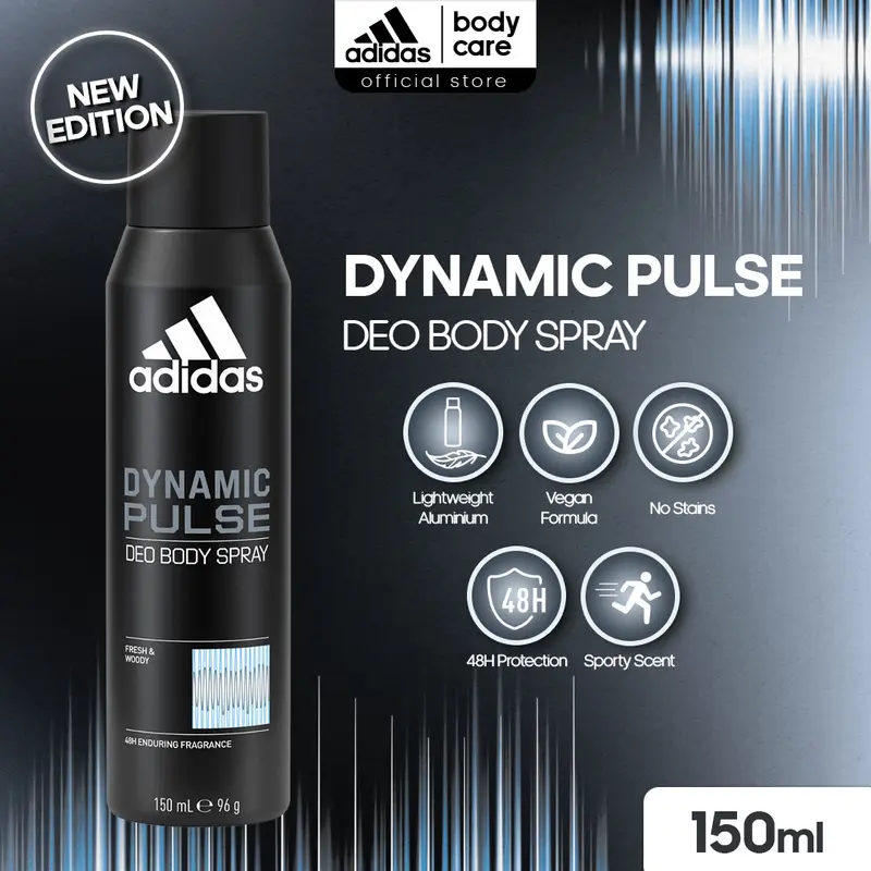 ADIDAS Dynamic Pulse Deo Body Spray 150ml (NEW EDITION