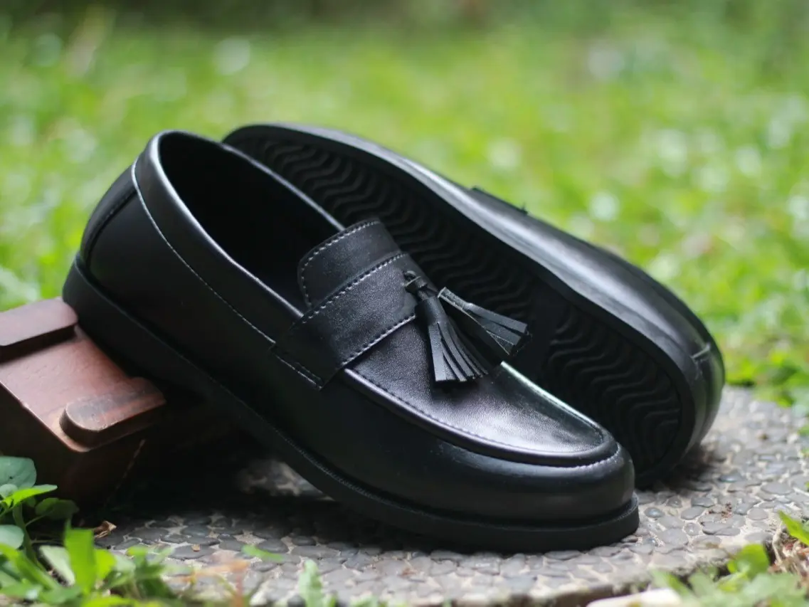 LOPER JB SEPATU KULIT PU SLIP ON KERJA KONDANGAN TERBARU