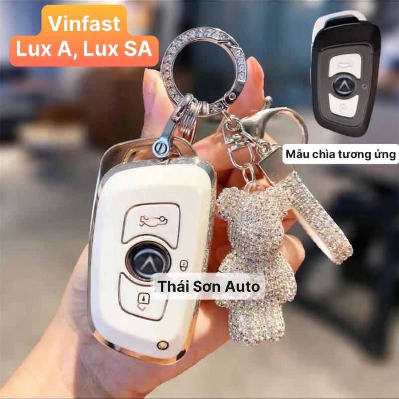 Ốp chìa khoá Vinfast Lux A Lux SA vỏ bọc chìa khoá ô tô TPU nhiều màu Móc Khoá