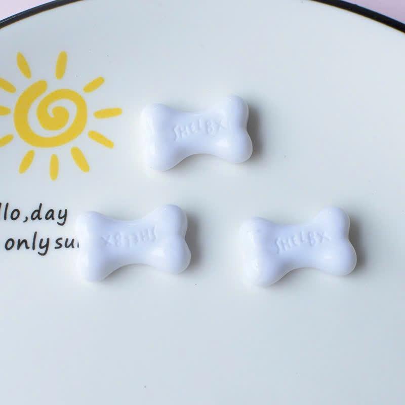Bộ Sticker 3D, DIY, Jibbitz Charm Nổi Hình Gấu Sao Bạc Dễ Thương Trang Tríày Dép Cross 2