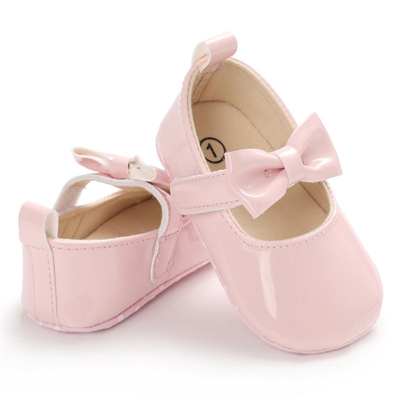 Product Introduction of Baby Girls Cute Moccasinss Soft Sole Bowknot PU Leather Flats Shoes First Walkers Non-Slip Spring Summer Princess Shoes 33