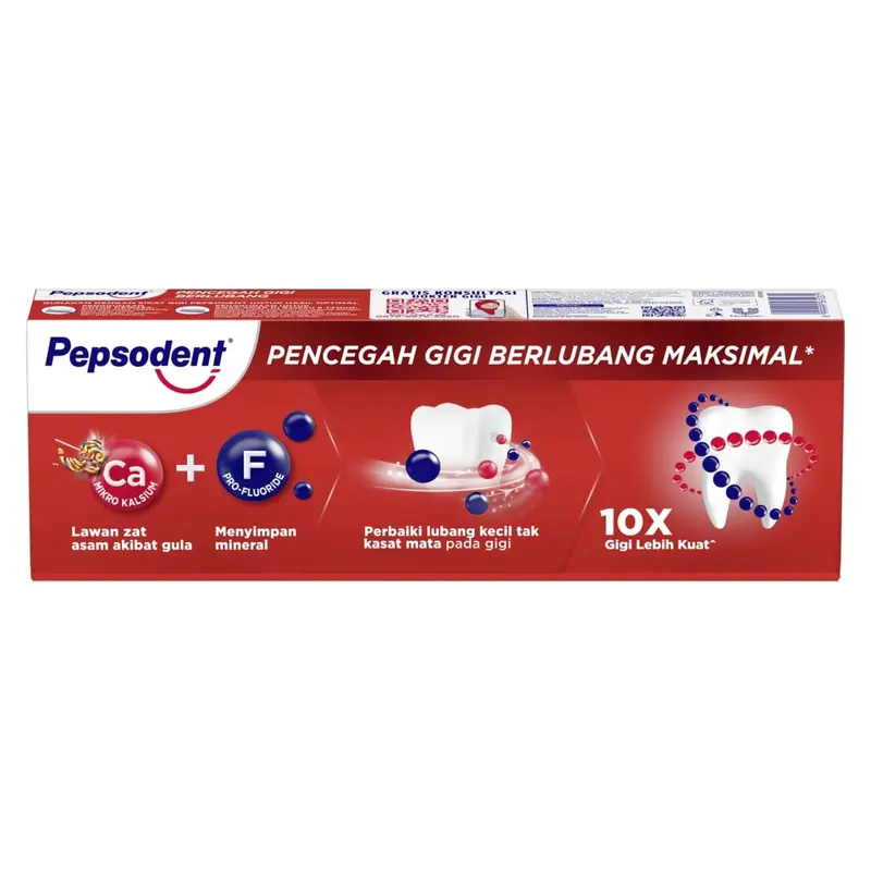 [SALE !] Pepsodent Pencegah Gigi Berlubang Pasta Gigi 225G Value Pack - Twinpack Mulut Mencerahkan 2