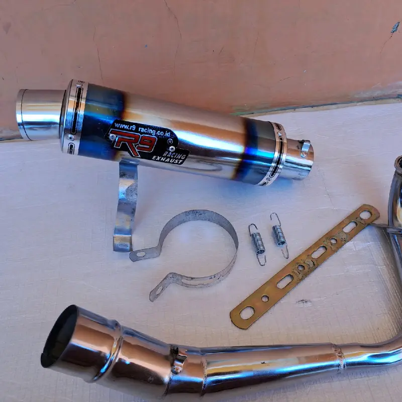 Knalpot Racing R9 bluemoon Beat, Mio, Vario, Genio, Scoopy, Mio J, Mio M3, Mio Soul, Mio Fino, Fazio, Xeon, X-Ride, Mio Gear, Mio GT (Motor matic) 2