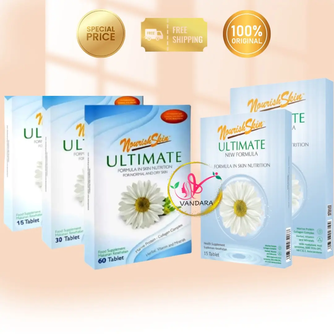 Nourish Skin Ultimate New Formula 15 30 tablet - suplemen kesehatan kulit