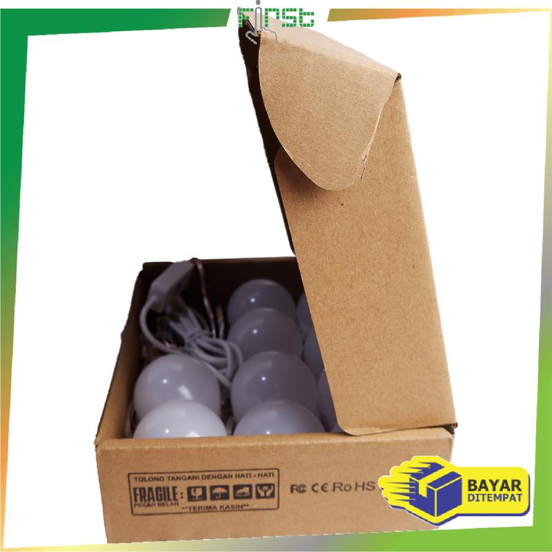 FH K2 Lampu Meja Rias Dandan Kaca Va nity Cahaya Cermin ( 10 Bohlam ) 2