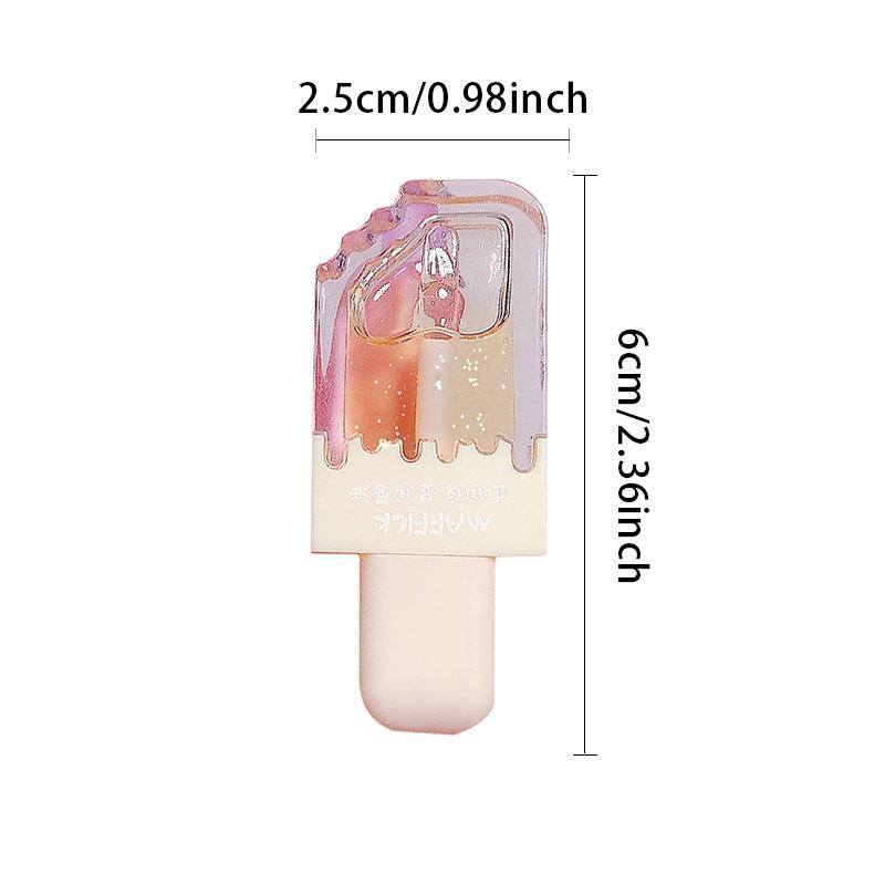 Portable Lip Oil, 3 Counts/set Moisturizing Lip Balm, Hydrating Glossy Lip Glaze Stick, Plumping Lip Oil for Girls & Women 1