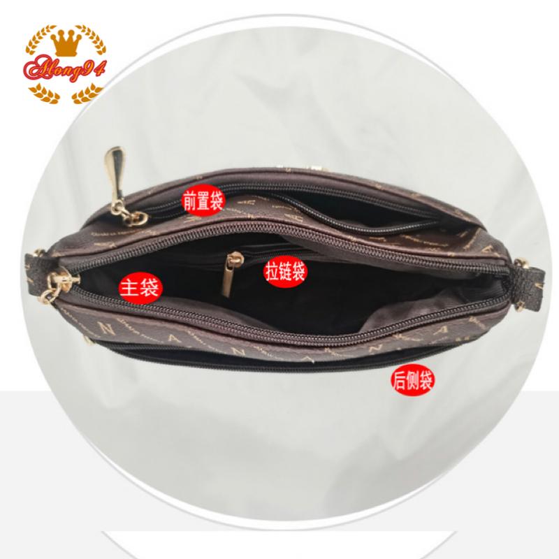 Product Introduction of #5951B  ALONG94 NEW FASHION Ladies sling bag ,  HIGH QUALITY ! PU Leather 12