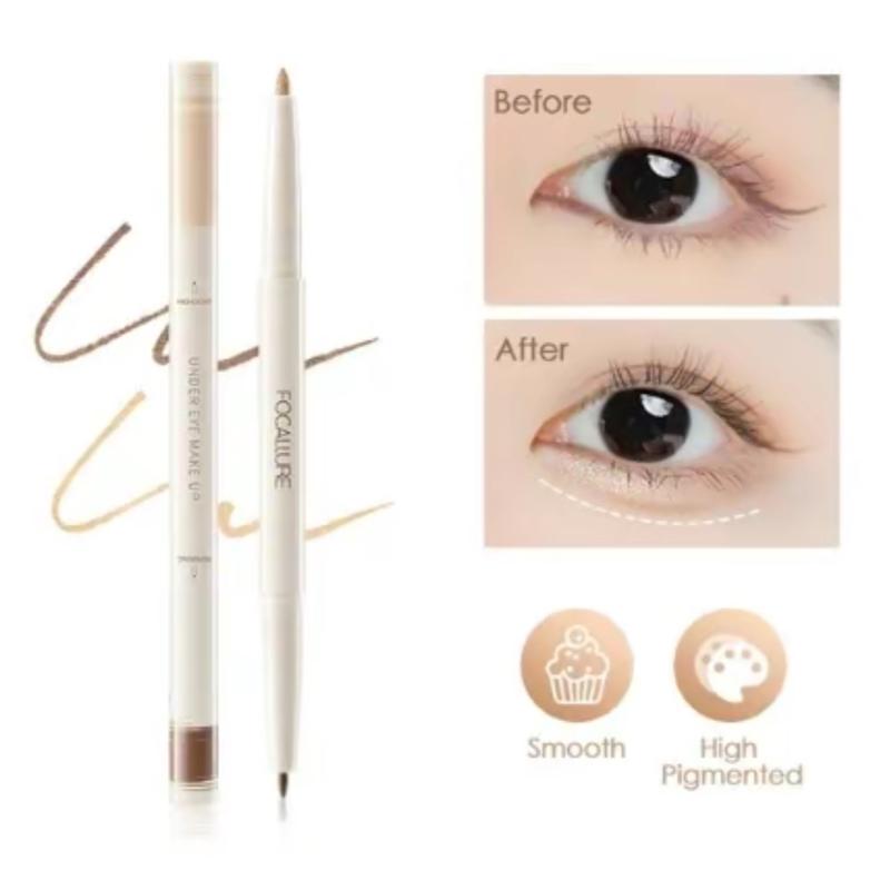 Bút kẻ highlight bọng mắt Focallure 2 trong 1 tạo khối mũi sống mũi cao dễ kẻ gel kẻ mịn không kem không trôi dễ tán Cosmetic Trang Điểm