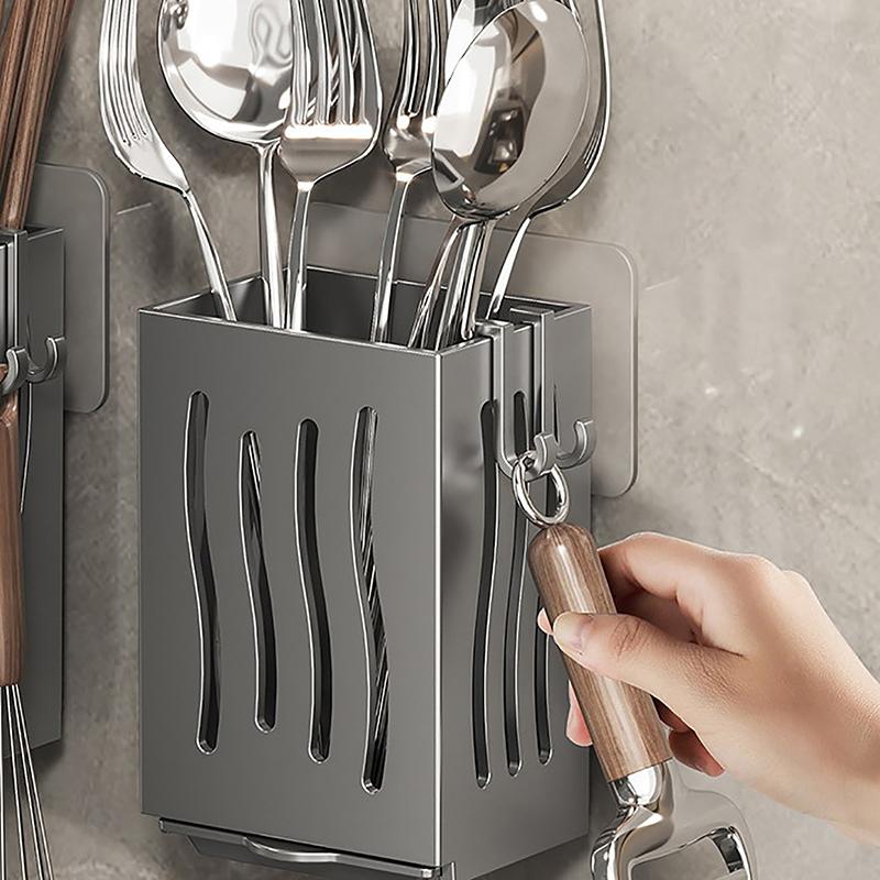 Product Introduction of Giá Để Dụng Cụ Nhà Bếp, 1 Cái, Đa Chức Năng, Thoát Nước, Giá Để Đũa, Treo Tường Hoặc Đứng Độc Lập, Hộp Đựng Dao Kéo, Làm Bằng Nhựa 20