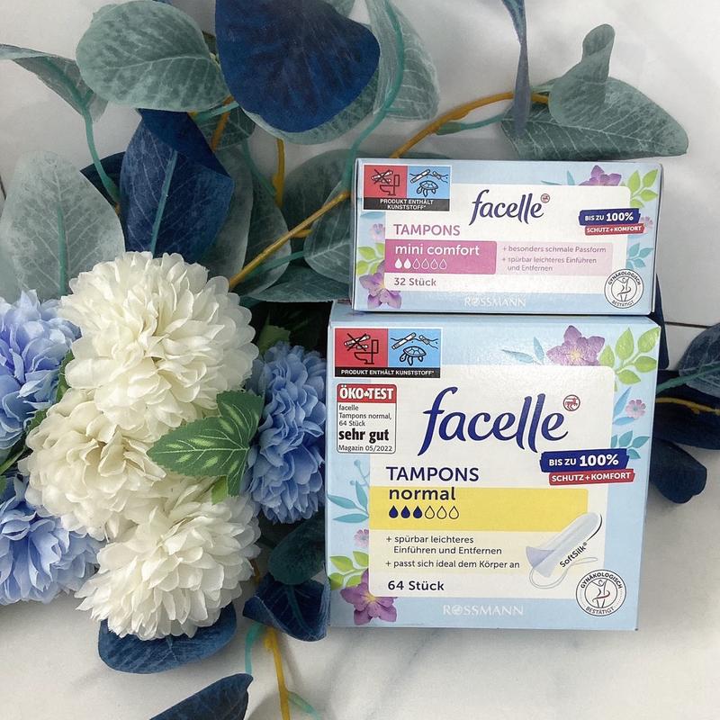  Combo Bvs Tampon Size 2+3  Facelle Đức  cho Ngày ít và vừa 