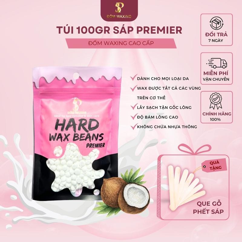  D81 100GR SÁP WAX LÔNG WAX TOÀN THÂN CAO CẤP CÓ HƯƠNG THƠM KÈM QUE GỖ tẩy 