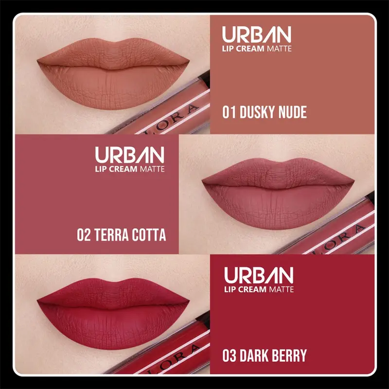 ❤ AURORA ❤ IMPLORA ️BPOM Urban Lip Cream Matte Velvet ( lipcream Lipstick Lipstik ) 4