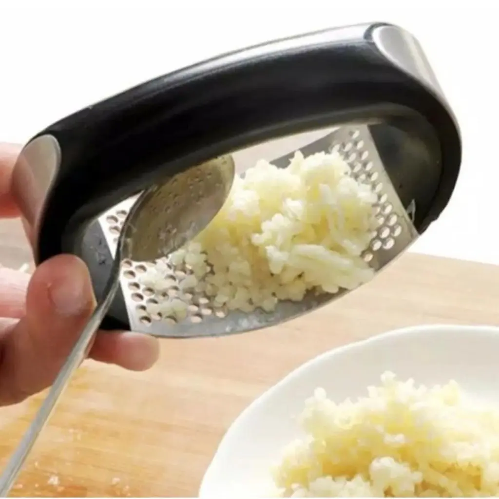 YM Alat penghancur bawang putih alat press bawang putih bulat garlic presser parutan bawang putih