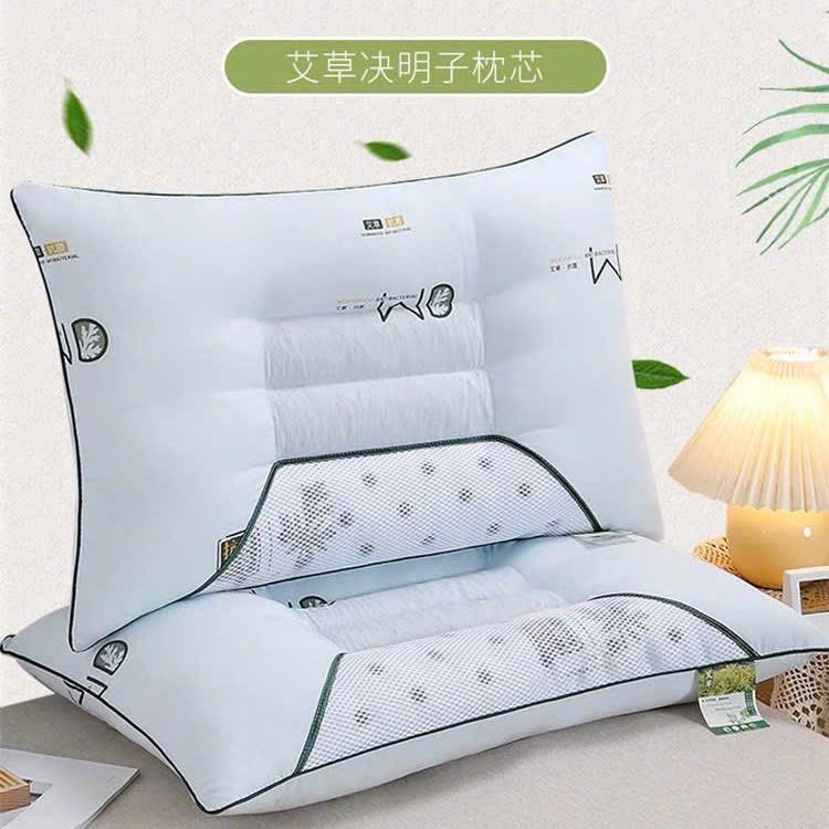 Product Introduction of ￼Gối Massage Công Thái Học Thảo Dược Hương Ngải Cứu Giảm Đau Mỏi, Hương Ngải Cứu Giúp Dễ Ngủ, Ngủ Sâu Giấc KT 48x74cm 12