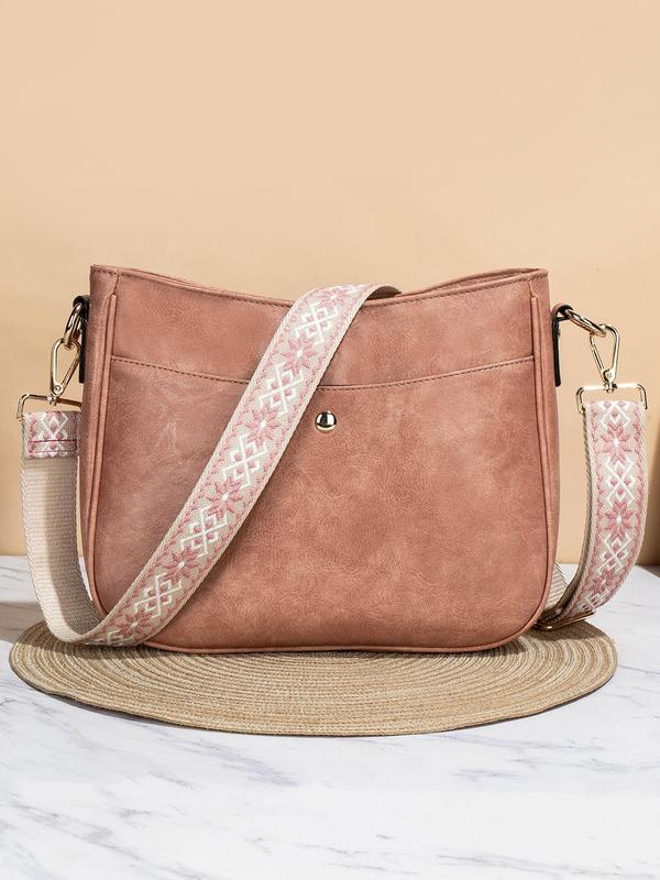 Women's Wallet Sling Shoulder Bag, Fashionable Compact PU Leather Crossbody Bag for Work & Daily Used, Casual Trendy Versatile High-quality Daily Commuting Bag 3