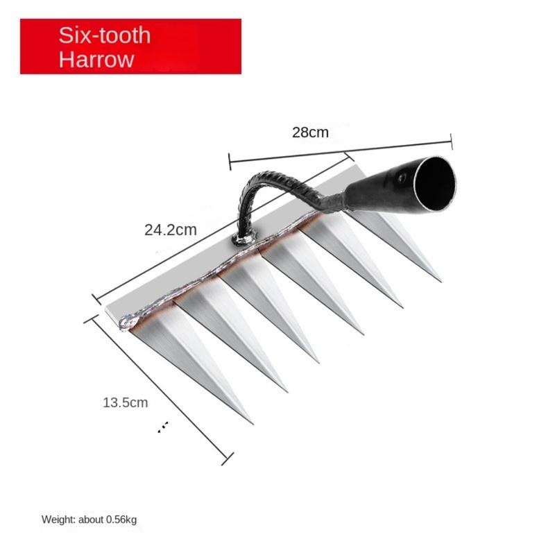 Product Introduction of proofto New 4/5/6/7 Teeth Weeders Weeding Tool Steel Claw Uprooting Weed Remover Manganese Steel Forged Forged Weed Puller For Garden Yard Farm 18