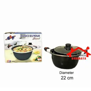 Panci Kuah Panci Goreng ENAMEL Serbaguna 22 CM GSF-4022 / AXLO A-922