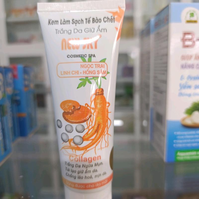 LÀM SẠCH TẾ BÀO CHẾT TRẮNG DA DƯỠNG ẨM NEW SKY 2