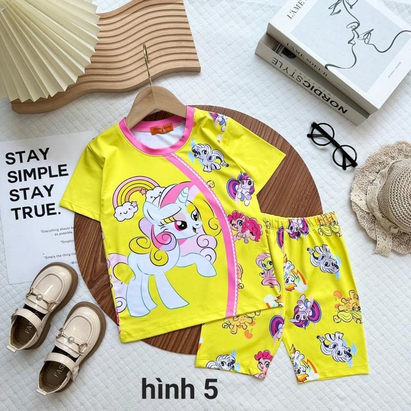 Product Introduction of (20-45 KÝ) TAY NGẮN QUẦN LỬNG BÉ GÁI - ĐỒ BỘ TRẺ EM Thun Cotton 39
