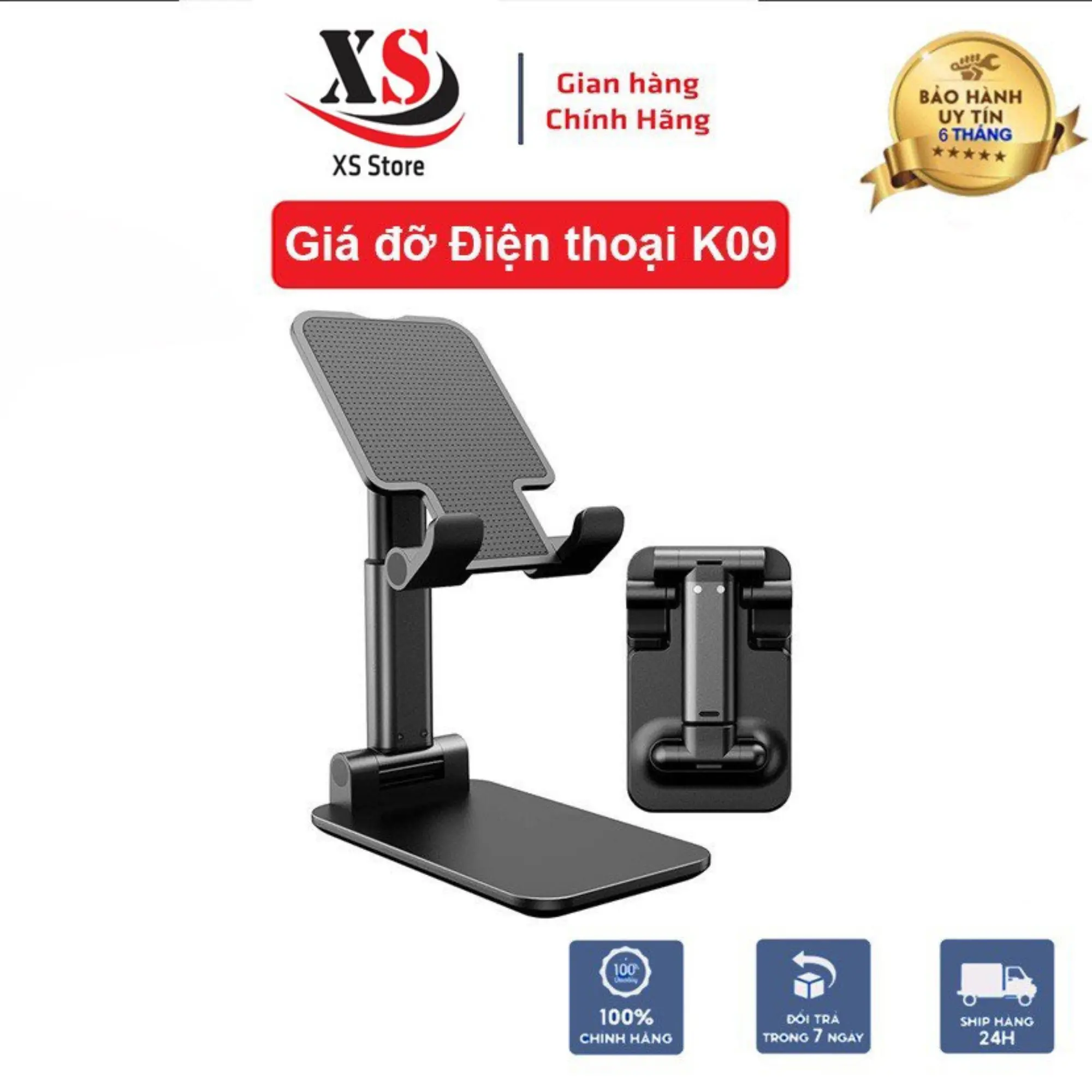 Giá Đỡ Điện Thoại XS Store K09 - Kệ Để Điện Thoại, Gấp Gọn Tiện Lợi