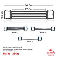 Gambar SPEEDS Adjsutable Rubber Chest Expander Alat Karet Olahraga Fitness Tarik Tali Elastis Outdoor Gym 024-1 dari Calary Toys Kab. Tangerang 2 Tokopedia