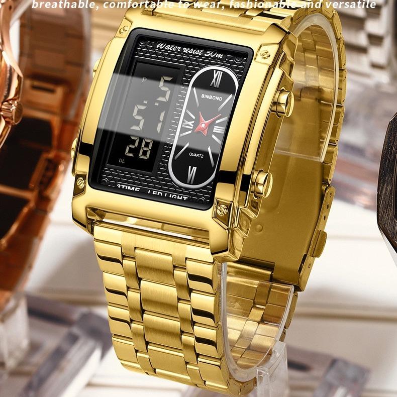 Đồng Hồ Điện Tử BINBOND Năng Động Có Báo Thức Có Chống Nước 3ATM TẶNG KHĂN MỊN LAU, HỘP ĐỒNG HỒ, PIN DỰ PHÒNG ĐỒNG HỒ ( SỐ LƯỢNG QUÀ TẶNG CÓ HẠN, KIỂM TRA GIỎ HÀNG TRƯỚC KHI THANH TOÁN ) đồng  hồ