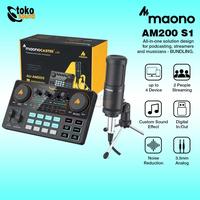 Gambar Maono MaonoCaster Lite AU AM200 S1 All in One Podcast Station dari Tokosound Proaudio Kota Administrasi Jakarta Barat 4 Tokopedia