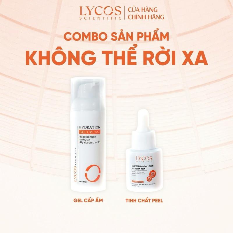 Combo Không Thể Rời Xa LYCOS ( Tinh Chất Peel - Kem Dưỡng Ẩm Phục Hồi)