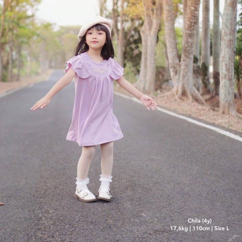 Amber Dress / Dress Anak Perempuan Usia 1 2 3 4 5 Tahun 3