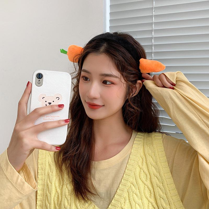 Cosplay Bando Bentuk Wortel Ikan Fish Carrot Aksesoris Rambut Bandana Wanita Style Korea Lucu 3