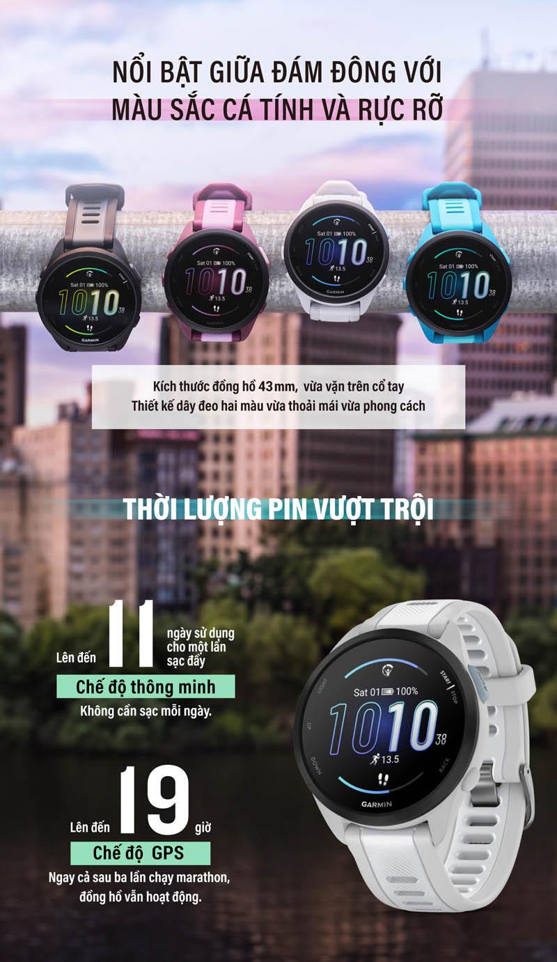 Product Introduction of Đồng Hồ Thông Minh Garmin Forerunner 165 NON MUSIC - Hàng Chính Hãng 42
