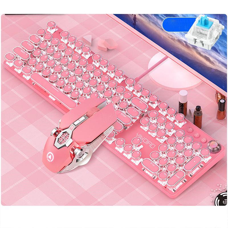 COMBO Bàn Phím Cơ Chuột Gaming ZK-4 PRO và G30s LED RGB 12 Chế Độ Trục Cơ Xanh Cao Cấp