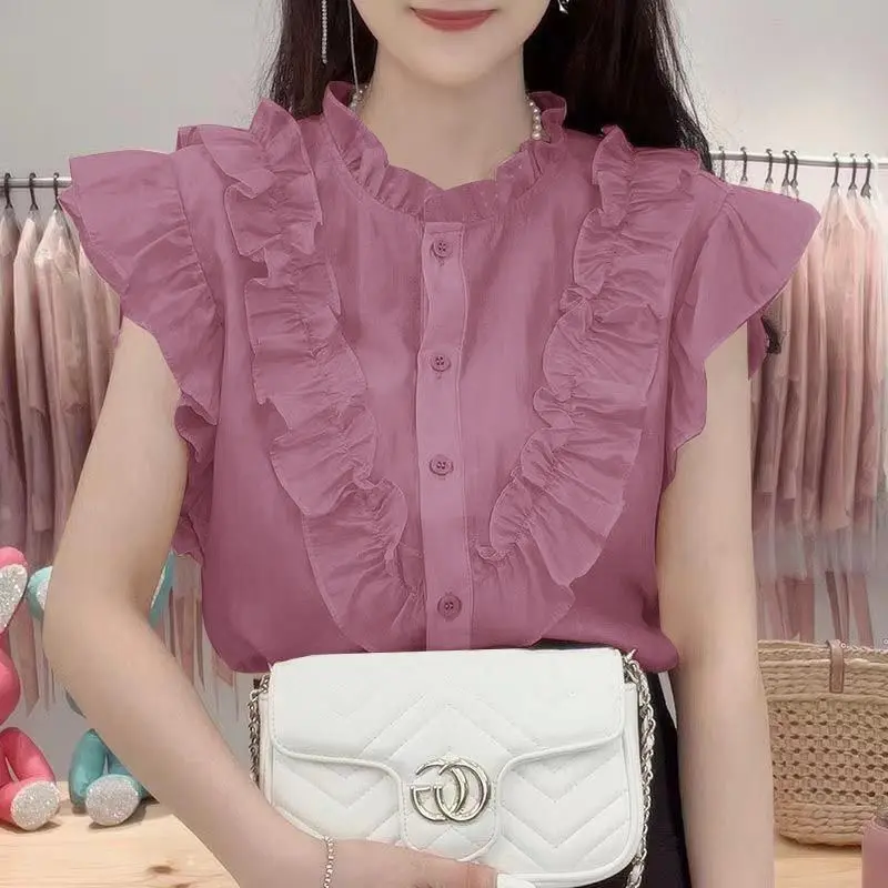 เสื้อชีฟองผ้าไหมน้ำแข็งน่าระทึกใจ ทันสมัย และสวยงาม สำหรับผู้หญิง ใส่หน้าร้อน ดีไซน์ทรงหลวมและทรงสลิมฟิต ท็อปเก๋ไก๋ มาใหม่ จัดส่งภายใน 15 วัน [จัดส่งภายใน 15 วัน] PCs