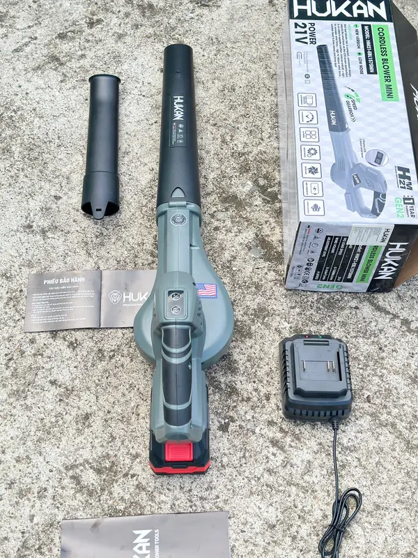 Máy Thổi Lá Pin Hukan Mini HM21-EBL1575MN 6 Cấp Chỉnh Tốc Bảo Hành 6 Tháng 4