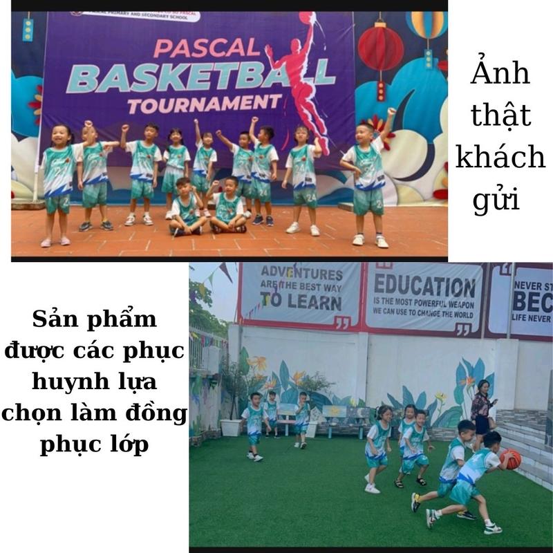 Set đồ thể thao bóng đá bóng rổ trẻ em từ 20-60kg bộ quần áo trẻ em Sport hàng QC 9
