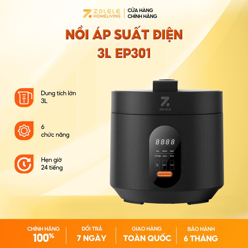 Nồi áp suất điện 3L ZOLELE EP301- nồi áp suất nấu, hầm, luộc nấu cơm cooker Nồi Cơm Điện Nấu Ăn