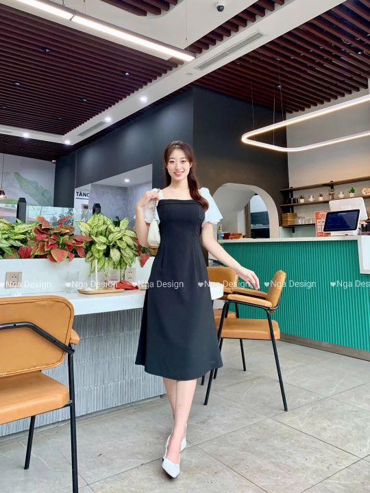 Product Introduction of ND52 Nga Design váy cho con bú chất liệu chéo mỹ đẹp trẻ trung 40