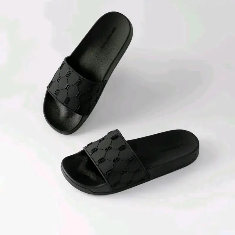 Dép quai ngang slipper The Bad God Tartaros đen fullbox X03 Black 2024 0