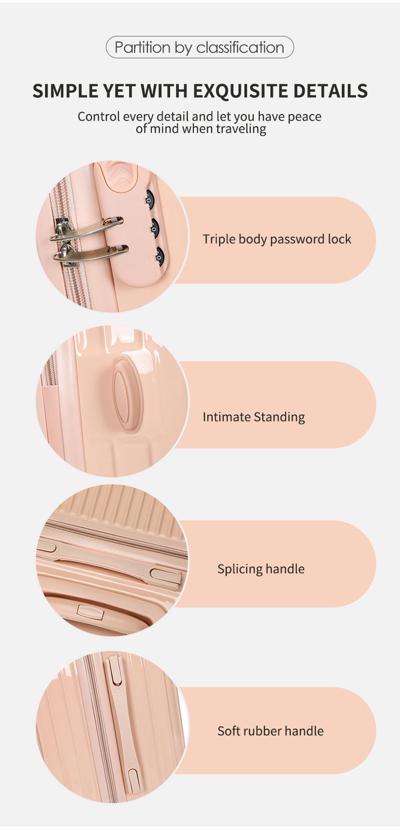 (805)password box large capacity travel box-Fashion Package