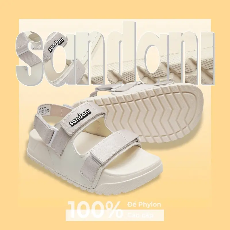 (Nên tăng lên 1 size) đủ màu sandan sandani đế bằng mũi tròn GiàY 8