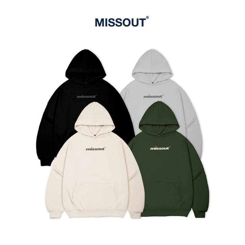 Áo Hoodie Plus Basic Missout Unisex - 4 màu