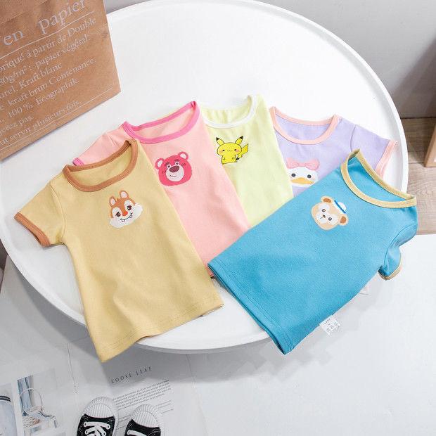 Product Introduction of Girls' Short Sleeve T-Shirt New Summer Thin Children's Fashion Kids' Half Sleeve Top 16