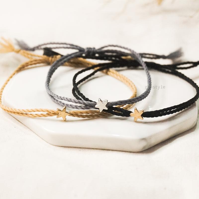 Twist Star Bead Bracelet | Gelang Manik Simpel | Gelang Bintang 0