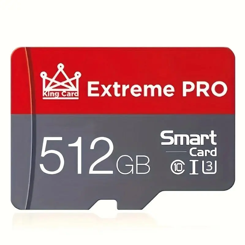 Micro SD Card, 1 Count 512GB /256GB /128GB Flash Card, TF Card, Mobile Phone Memory Card, Driving Recorder Camera Memory Card for Smartphone & Camera