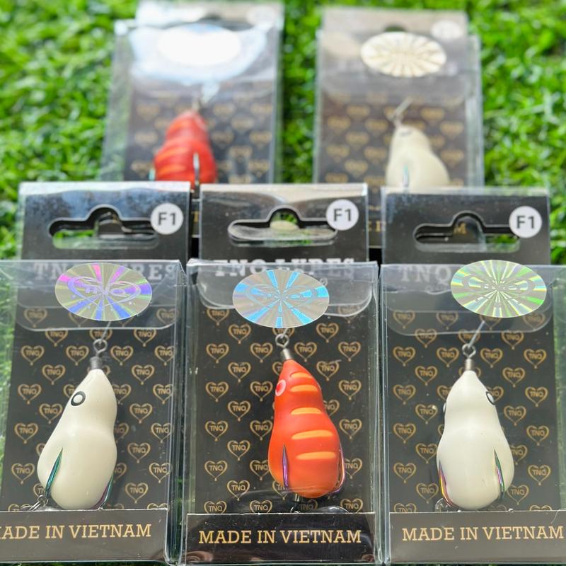 Mồi Câu Lure TNQ F1 nổi Nhái hơi Câu Lure Lóc Chuối Sộp Mồi Câu Lure Câu Cá Đi Câu Fishing