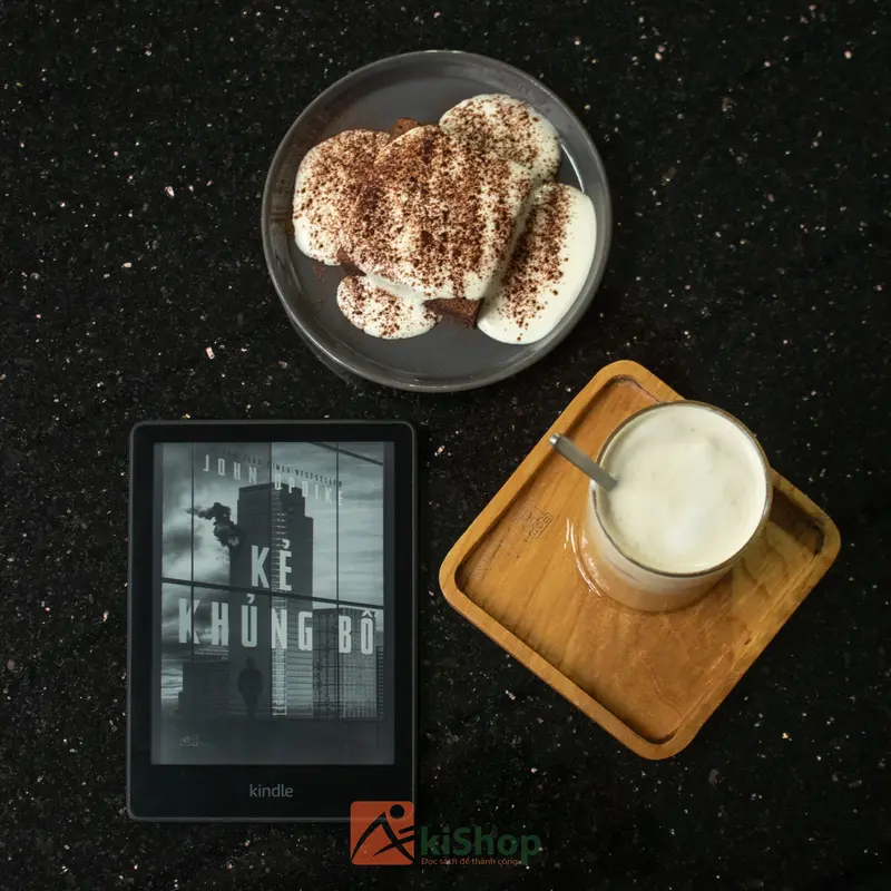 Máy đọc sách Kindle Paperwhite 5 8GB màu Đen (Kèm cover đen) 4