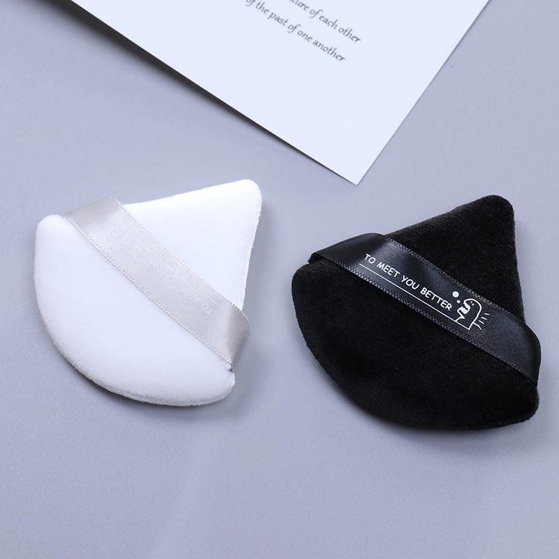 Bông Mút Trang Điểm Mặt Nhung, Hình Tam Giác Mini, Bông Mút Satin Mỹ Phẩm, Mút Bọt Biển 3