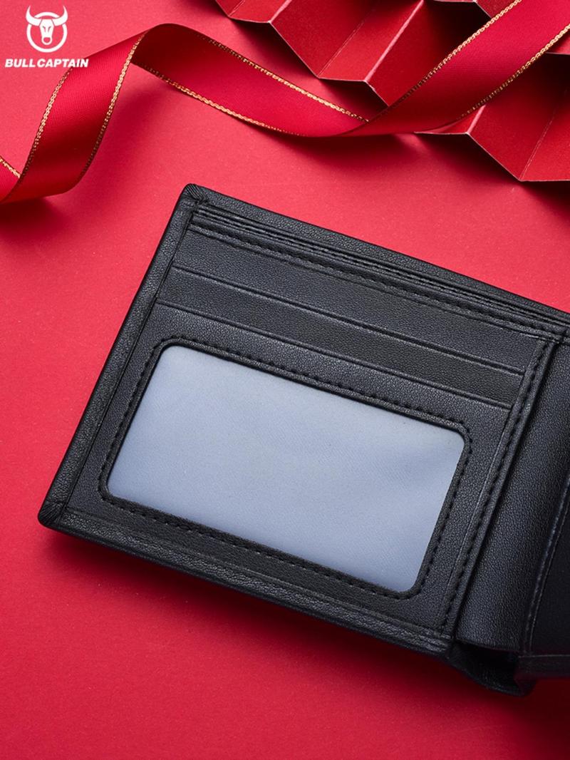 Product Introduction of Men's Business Style Plain Color Wallet, Casual Trendy Wallet with Card Slots, Fashionable Wallet for Men for Daily Use 5