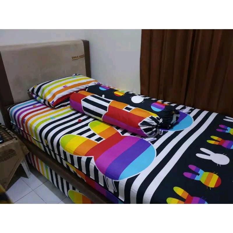Sarung Kasur Sprei Resleting Kain Bantal Guling 5